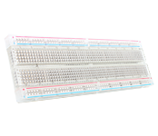 Breadboard - Clear, Self-Adhesive, 830 points